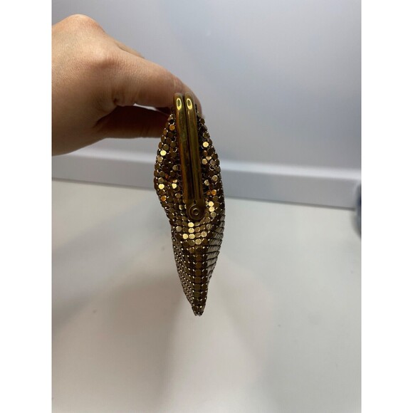 VTG MCM Gold Mesh Evening Wallet Purse W Germany - Picture 8 of 14